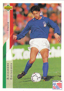 Alessandro Costacurta Italy Upper Deck World Cup 1994 Eng/Ita #126